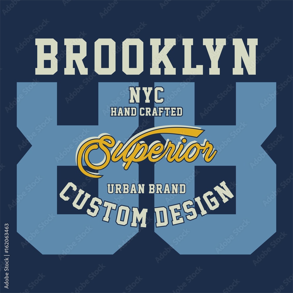 graphic brooklyn nyc superior for shirt and print graphic brooklyn nyc superior for shirt and print