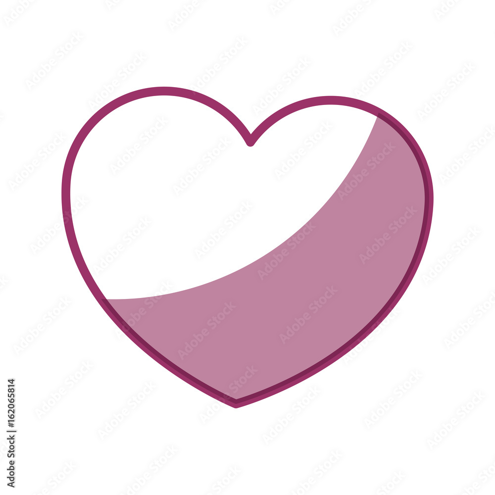 heart icon over white background vector illustration heart icon over white background vector illustration