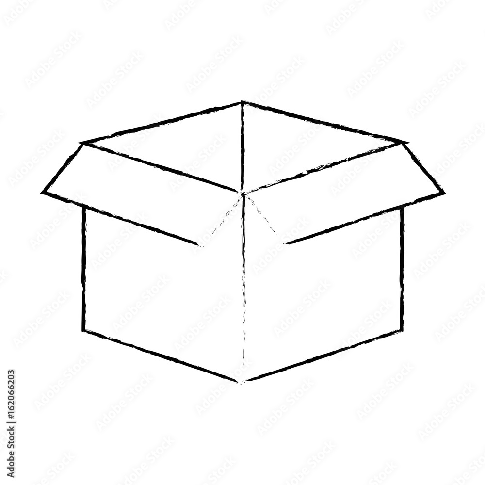 carton box icon over white background vector illustration carton box icon over white background vector illustration