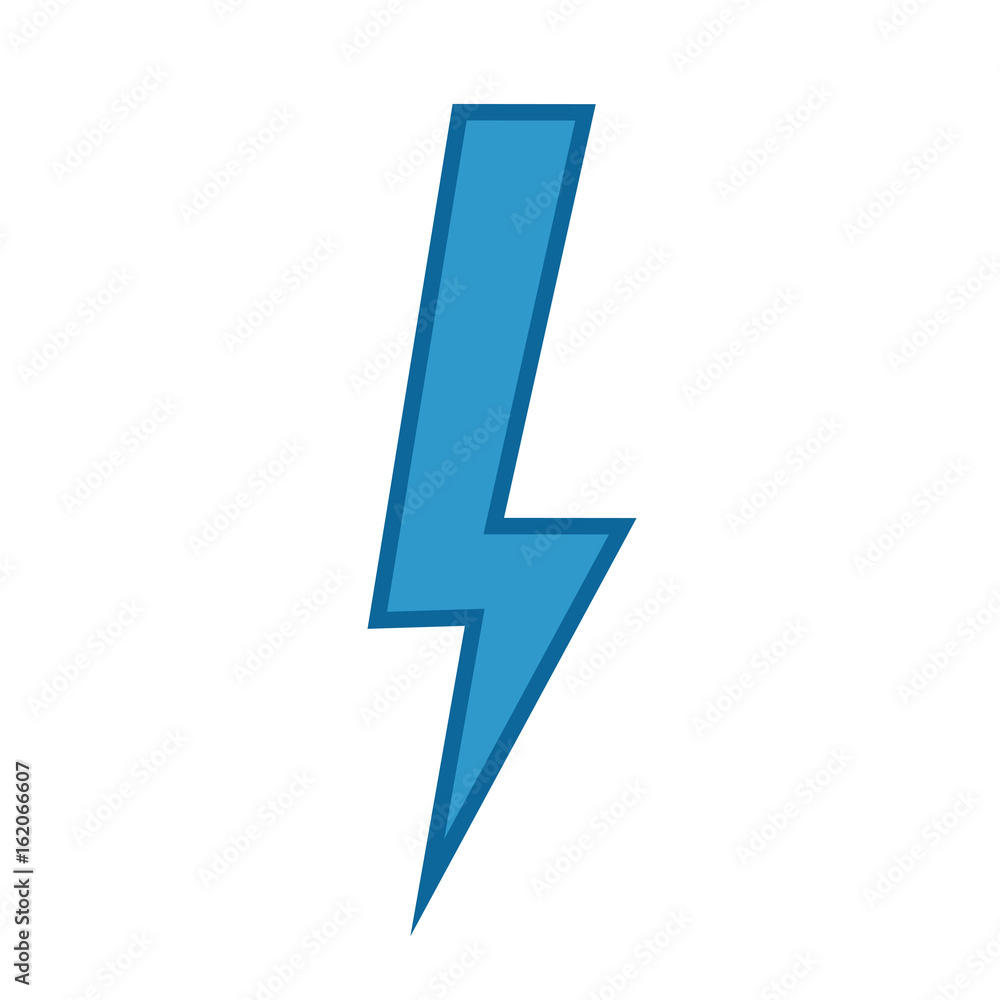 thunder icon over white background vector illustration thunder icon over white background vector illustration