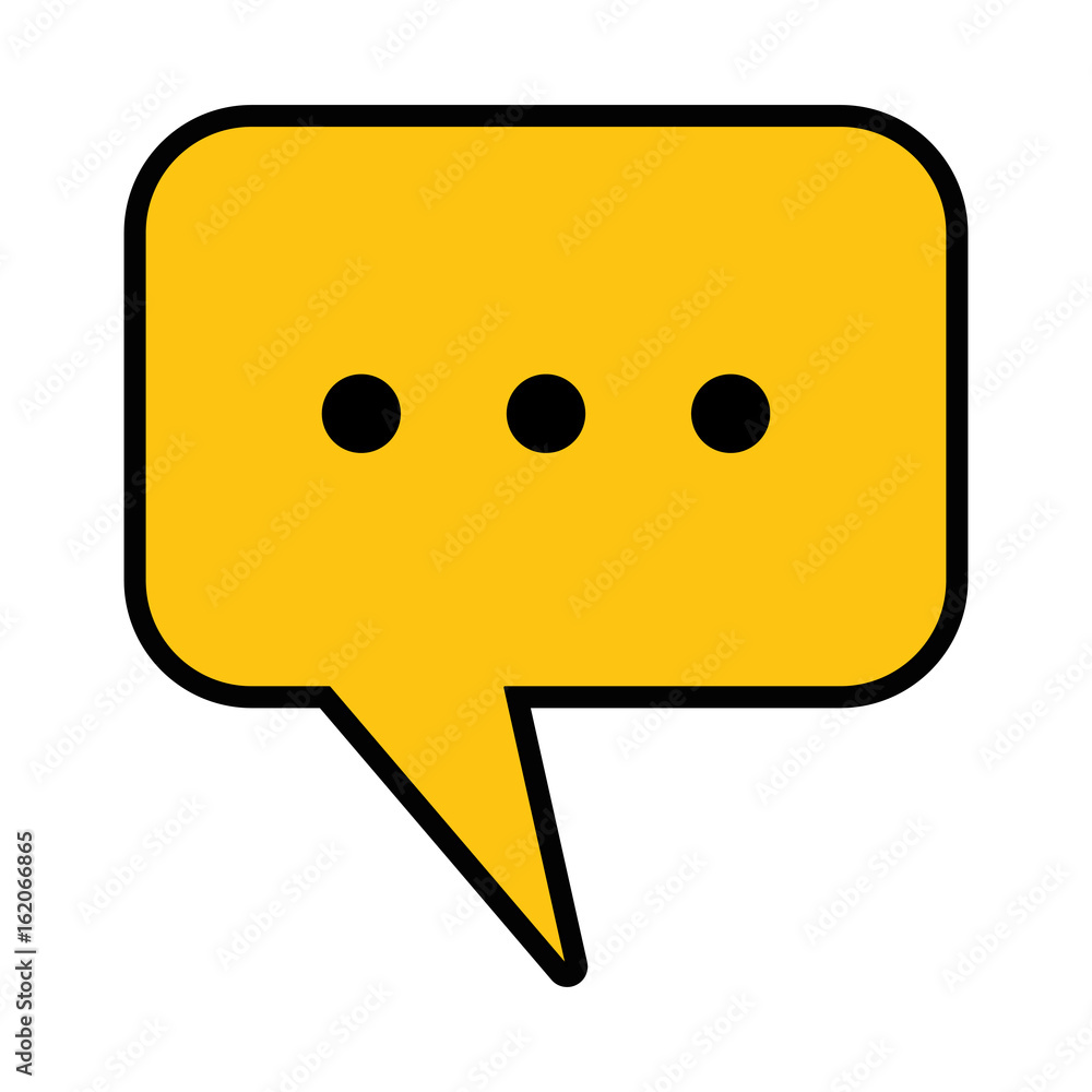 speech bubble icon over white background vector illustration speech bubble icon over white background vector illustration