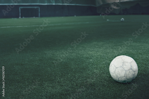 Indoor soccer football field.