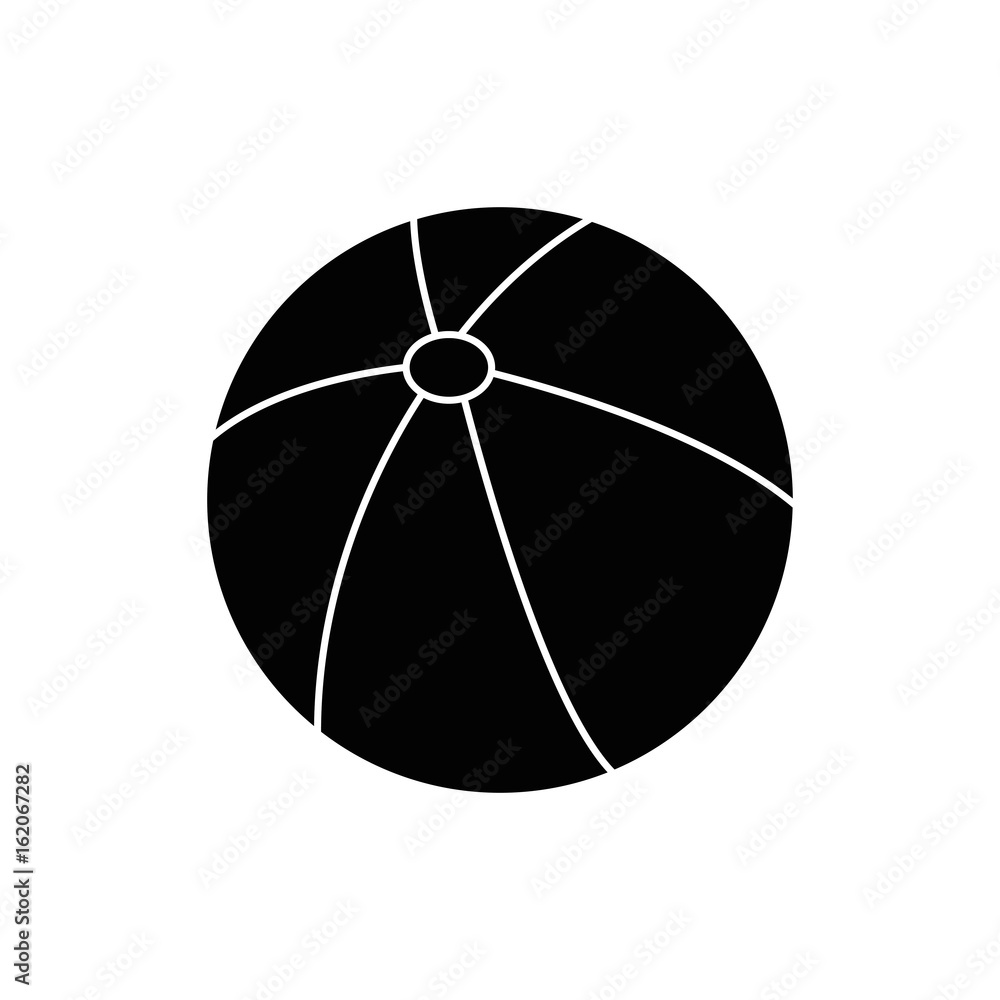 beach ball icon over white background vector illustration beach ball icon over white background vector illustration