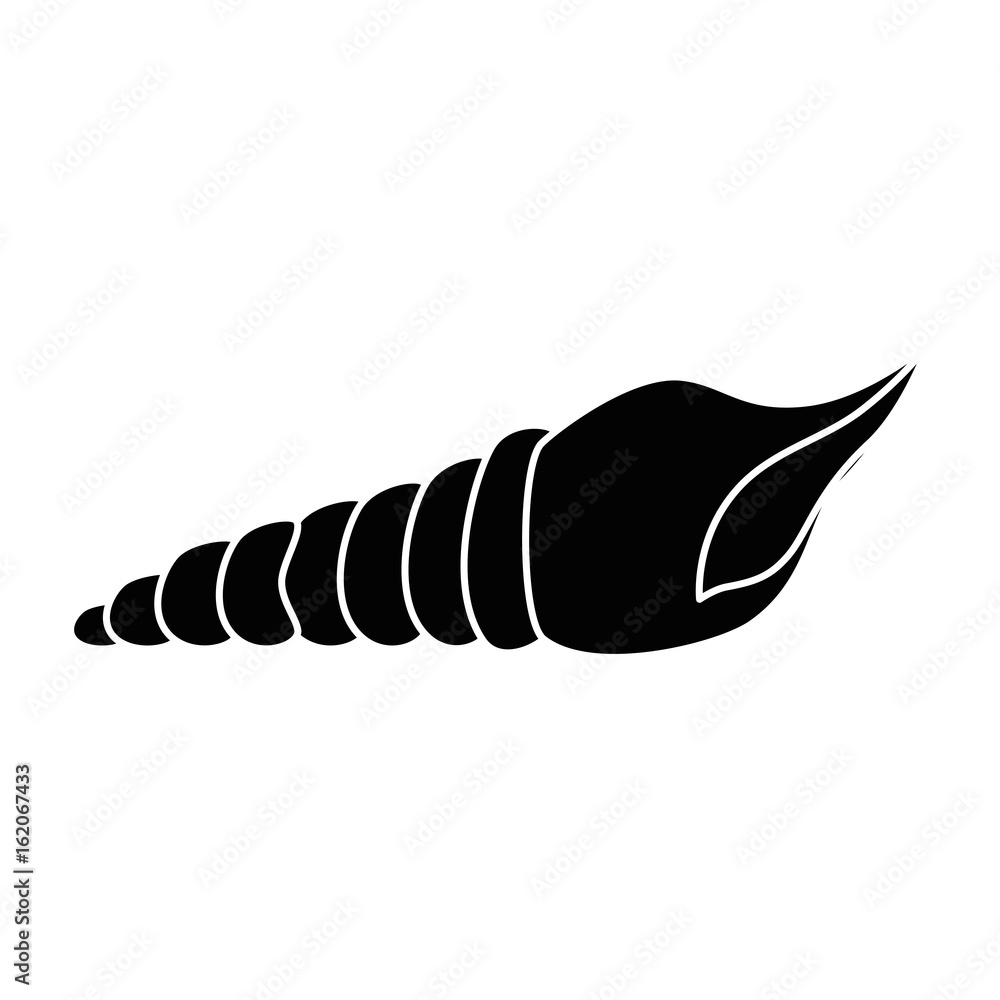 mollusk icon over white background vector illustration mollusk icon over white background vector illustration