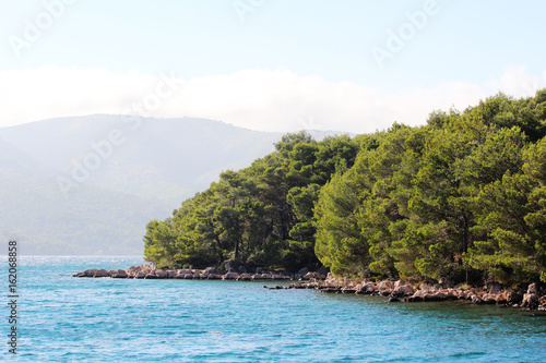 A promenade in Starigrad at Hvar island, Croatia  © nastyakamysheva