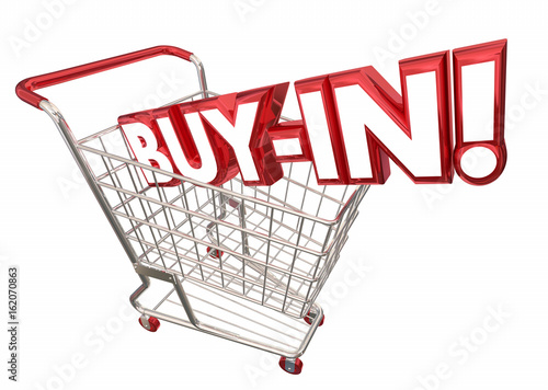 Buy In Shopping Cart Commitment Acceptance 3d Illustration