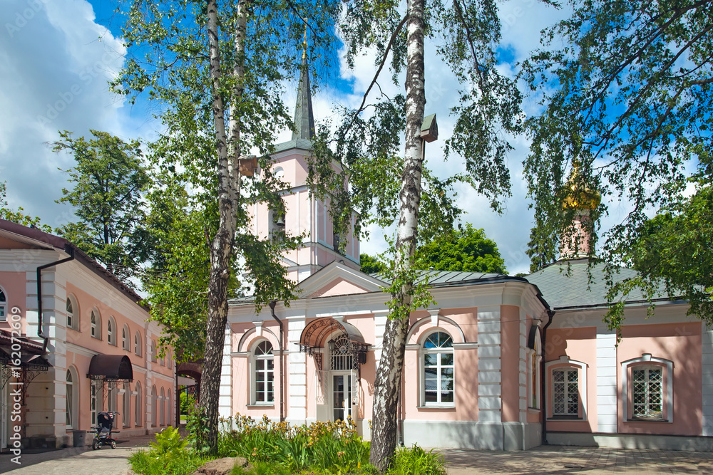 Church of the intercession in Pokrovskoe Streshnevo village. Moscow