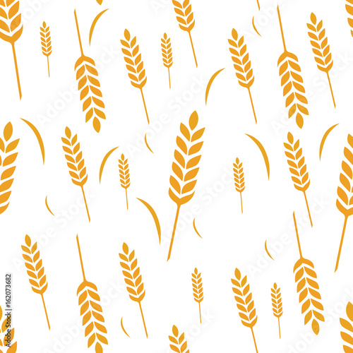 pattern wheat grain harvest
