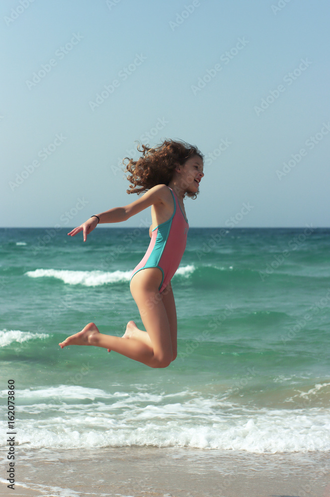 Playing on a beach Playing on a beach