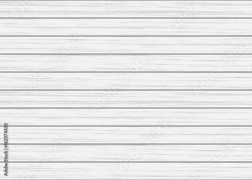 White wood plank texture vector background. 