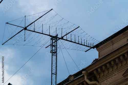 Antenna short-wave on the sky