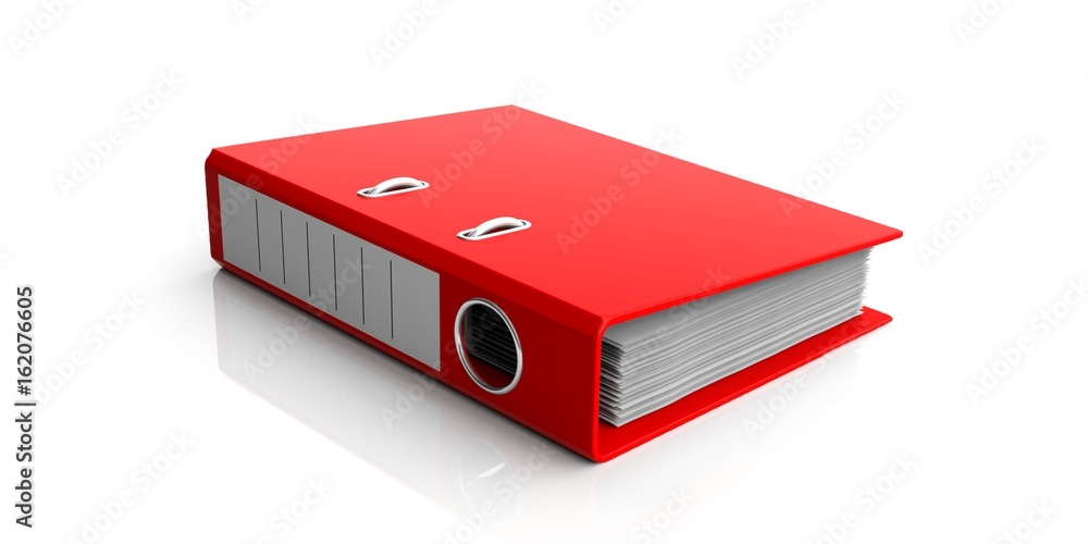 Office folder isolated on white background. 3d illustration Office folder isolated on white background. 3d illustration