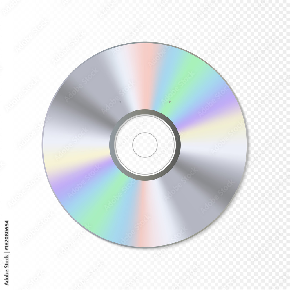 DVD or CD disc. Blue-ray technology vector illustration. Music sound data DVD or CD disc. Blue-ray technology vector illustration. Music sound data