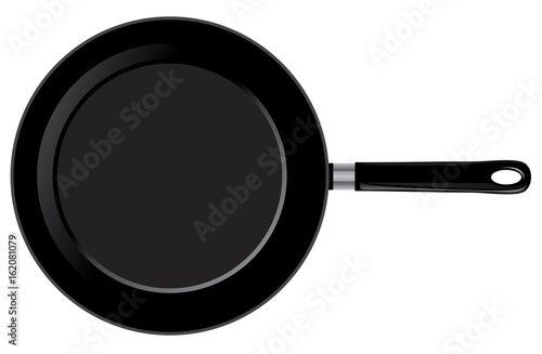 Vector frying pan
