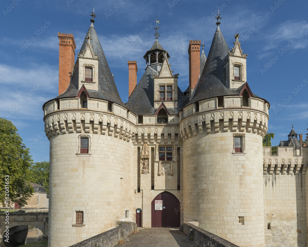 Entrance Castle Chateau Dissay France