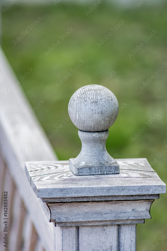 closeup of wooden fence decoration closeup of wooden fence decoration