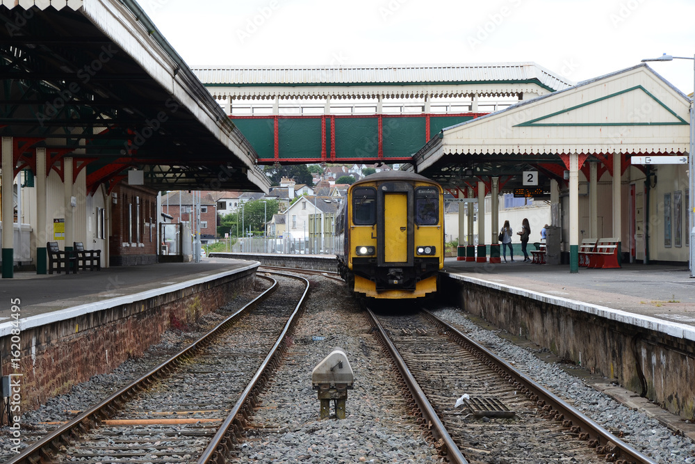 Paigton Railway Station, Devon, UK