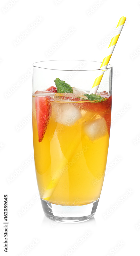 custom made wallpaper toronto digitalGlass with delicious lemonade on white background