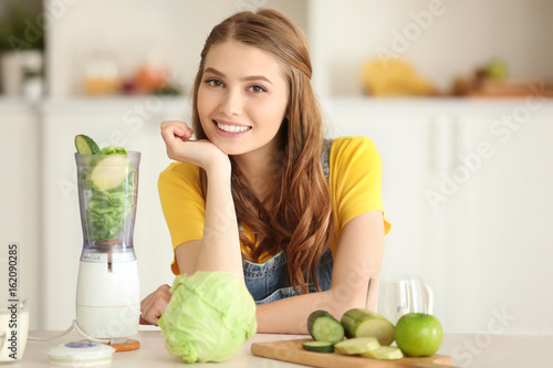 Weight loss concept. Beauti...