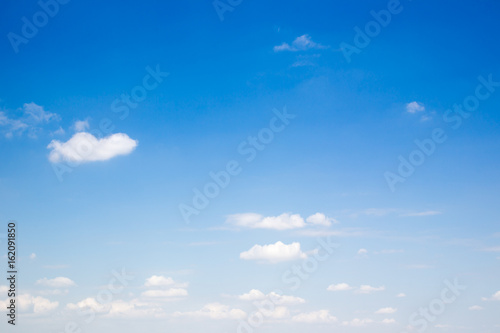 Group of cloud in the blue sky background.