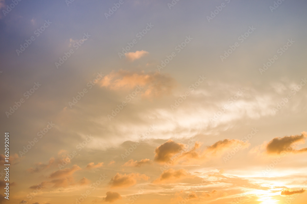 Beautiful cloudy sky when the sunset after big rainning. Beautiful cloudy sky when the sunset after big rainning.