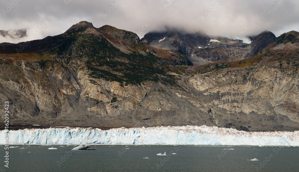Glacial Flow Kenai Fjords Alaska Harding Ice Field Aialik Glacier