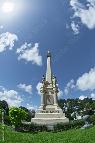 Tall Monument Grave Marker