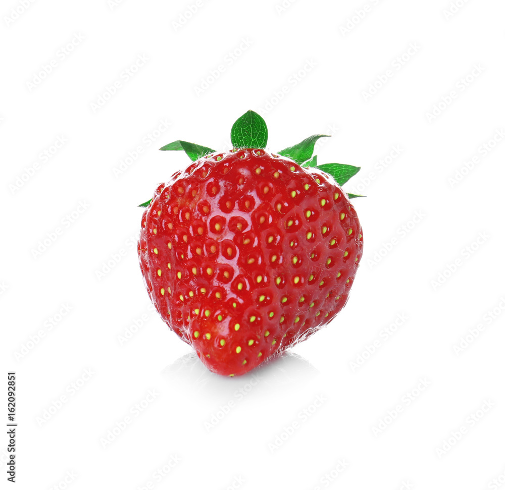Tasty red strawberry on white background, closeup Tasty red strawberry on white background, closeup