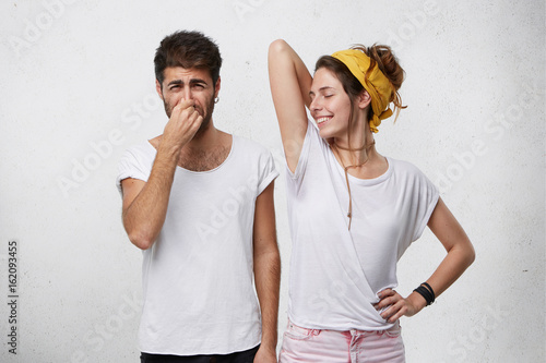 Quadro em tela Problems with body odor