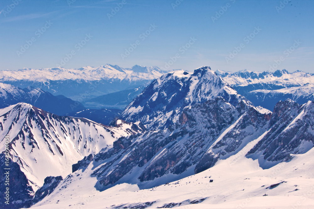 Naklejka premium Winter Mountains