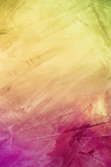 Textured rainbow painted background