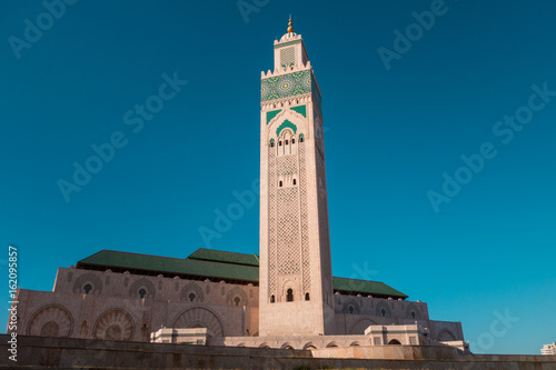 view of Hassan ii mosque in Casablanca - Morocco