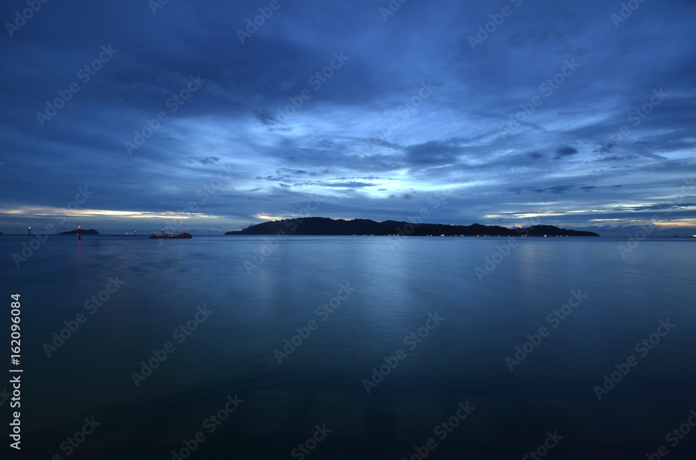 Sunset view in Kota Kinabalu, Sabah