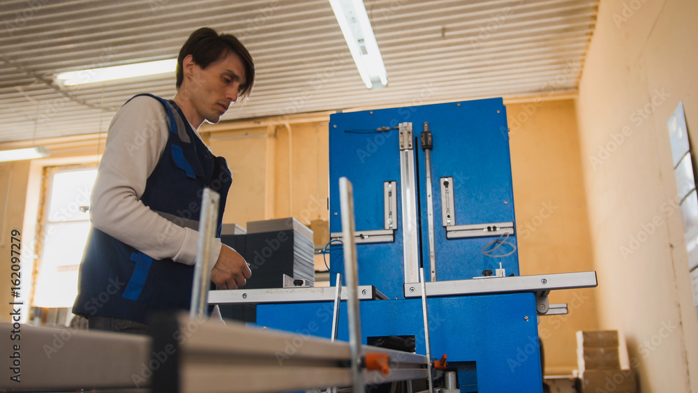 Print operator at work Print operator at work
