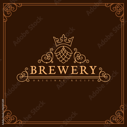 Brewery label