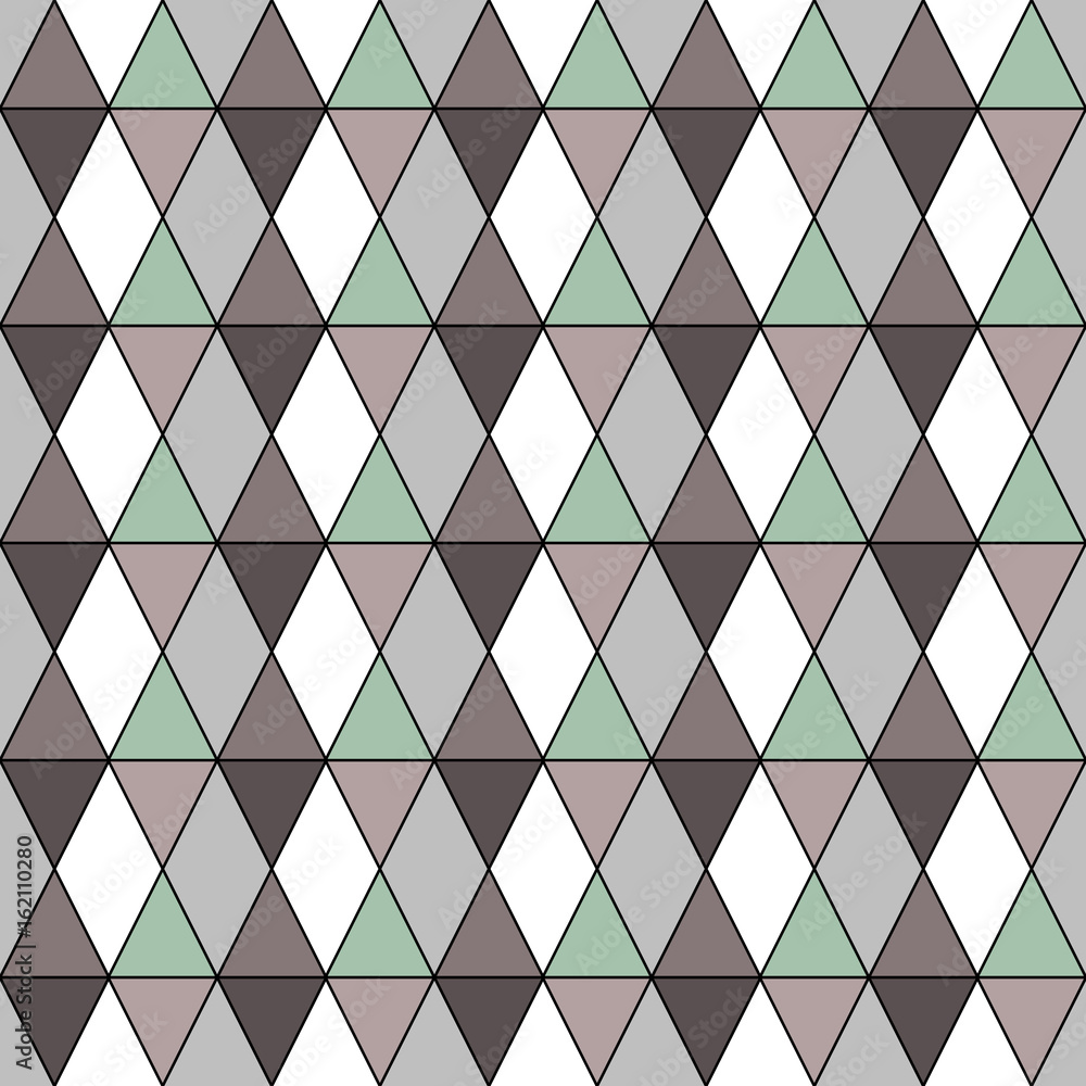 Fototapeta premium Rhombus seamless pattern