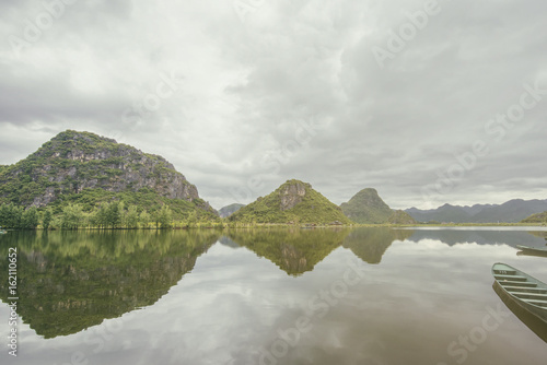 view of puzhehei lake, puzhehei, yunnan, china photo