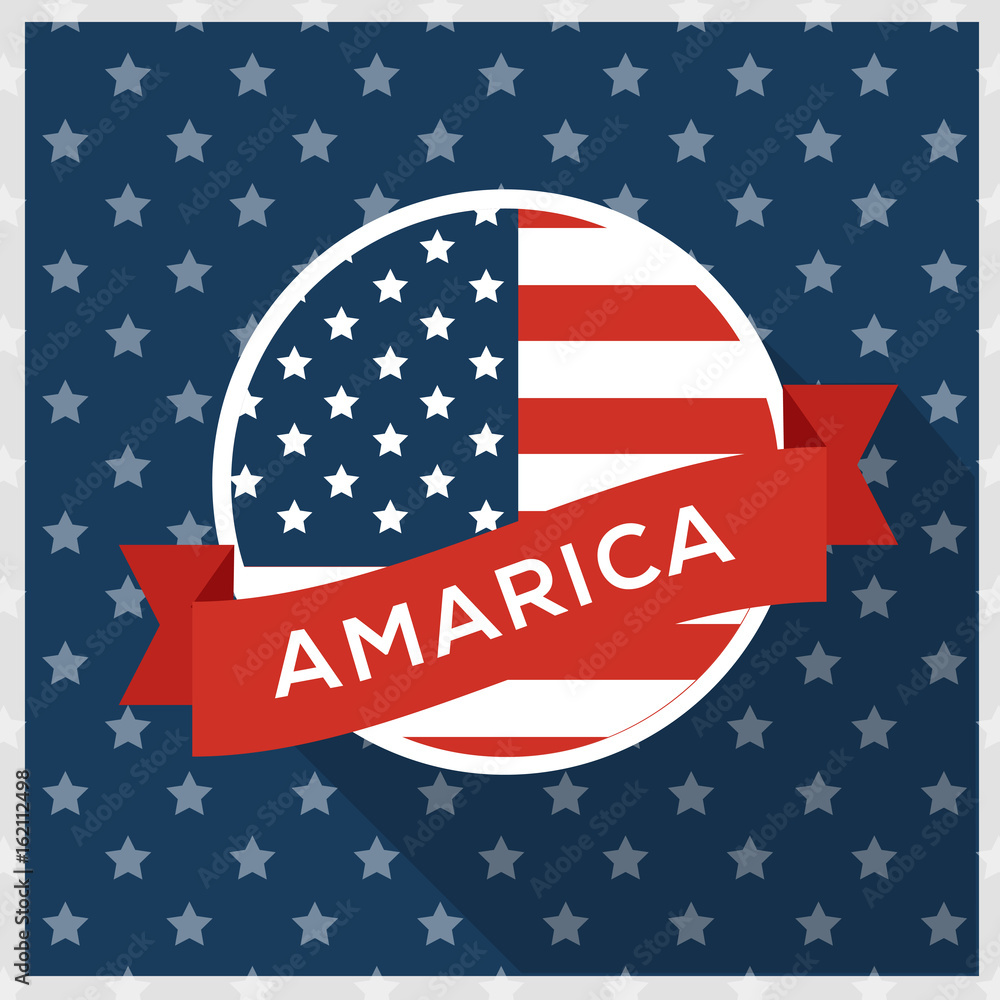 Independence day 4th july design element, vector illustrator Independence day 4th july design element, vector illustrator