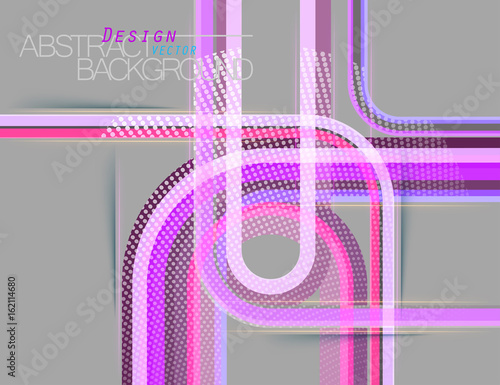 Purple colors shape scene vector abstract wallpaper on a gray background
