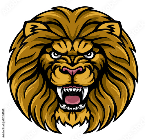 Lion Sports Mascot