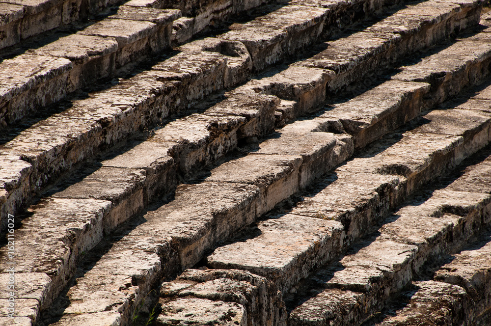 Roman Theater in Pamukkale, the ancient city of Hierapolis Turkey, Roman Theater in Pamukkale, the ancient city of Hierapolis Turkey,