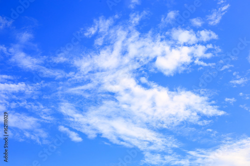 Blue sky with cloud white, sky clear beautiful background.