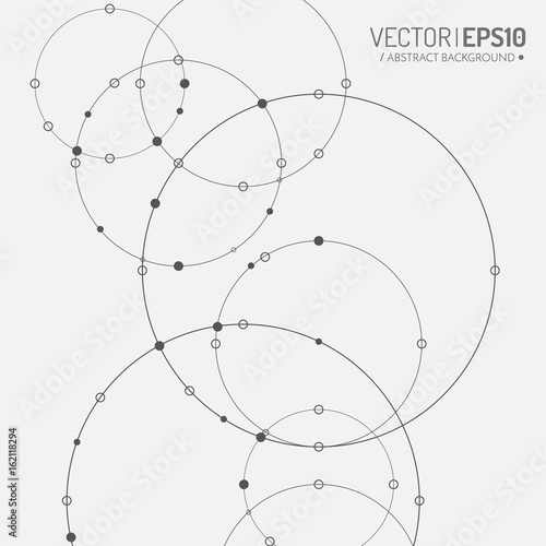 3d geometric vector background for business or science presentation.