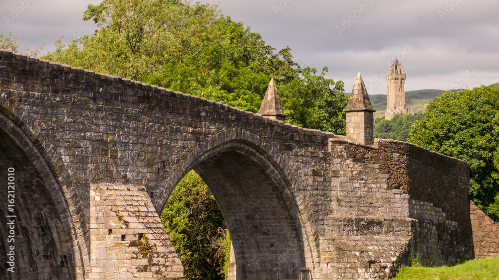 The arches of Old Stirling Bridge
