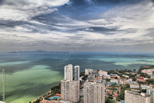 View of the city from above