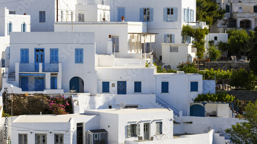 Typical Cycladic architecture in Artemonas village on Sifnos island in Greece. 