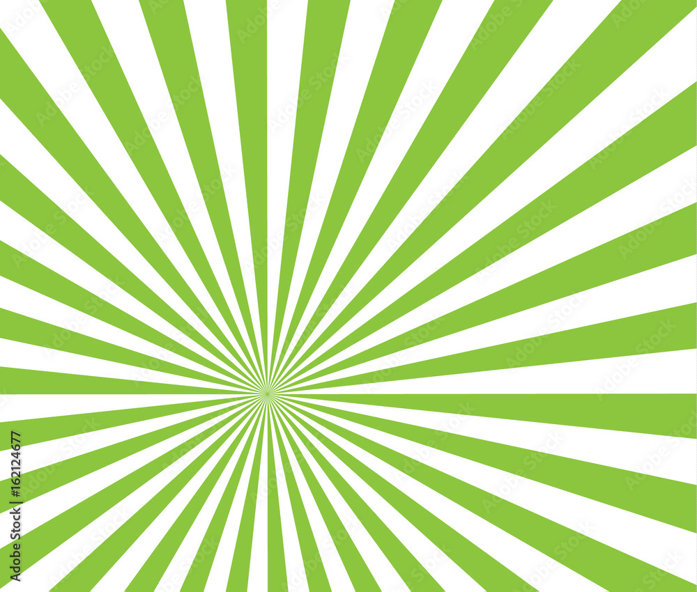 Obraz premium Vector Green rays On a transparent background