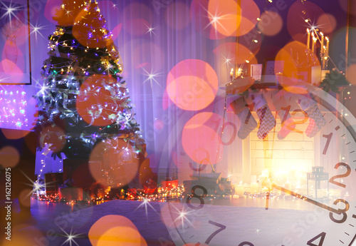 Interior of living room dec...