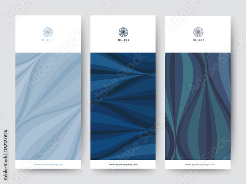 Branding Packaging Abstract nature background, logo banner voucher, spring summer tropical, vector illustration