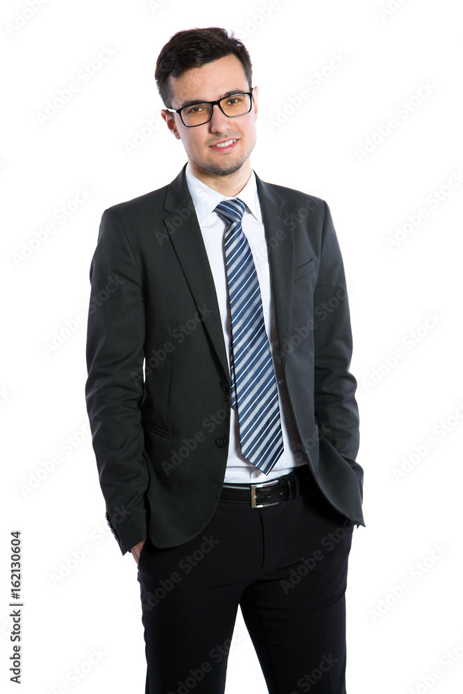 Businessman on white background Businessman on white background